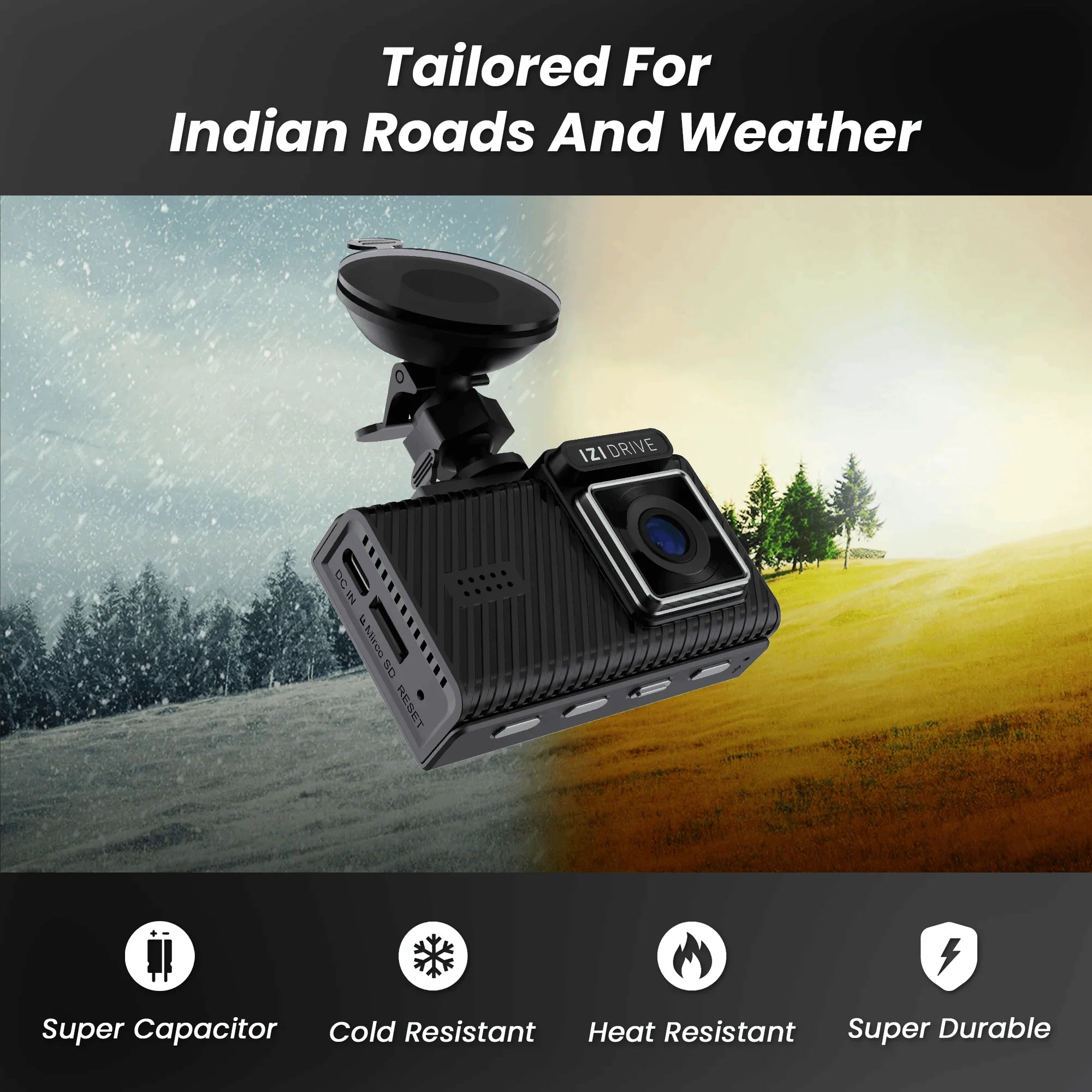 IZI DRIVE 4K Dash Camera with GPS, 3inch FHD Screen + IZI Drive Dash Cam USB Hardwire Cable Kit for 24 Hour Parking Monitoring Combo - cambuy-lives IZI DRIVE 4K Dash Camera with GPS, 3inch FHD Screen + IZI Drive Dash Cam USB Hardwire Cable Kit for 24 Hour Parking Monitoring Combo - cambuy-lives